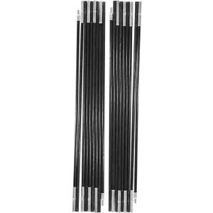 193in Fiberglass Tent Poles Replacement 2PCS Strong Collapsible | Portable Tent Support Poles for Outdoor, 0.3 IN Inner Diameter Tent Support Rod for Camping