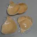 Bontierie 2025 Added Lift Seamless Nipple Covers Ultra-Thin Push up Sticky Pasties Women Adhesive Bras-2 Pairs Beige Size M