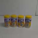 Lysol Dual Action Disinfecting Wipes, Citrus, 75 Count (Pack of 4)