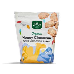 365 by Whole Foods Market, Organic Honey Cinnamon Whole Grain Animal Cookies, 11 Ounce, Best By December 05 2024