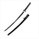 JIHPEN sword, Black Katana,Full Tang Samurai Sword,Sharp,Spring Steel Blade with Black Scabbard - 41inch Variety of Styles to Choose from