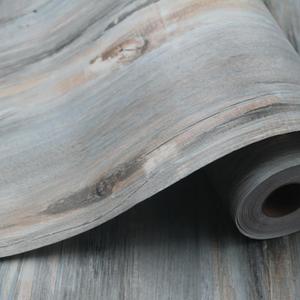 Wood Grain Peel and Stick Floor Tiles 11.8 Width, Full Roll Length of 394" Versatile Design for Any Space, Sunwashed Blue Self Adhesive Vinyl Flooring, Waterproof and Non-Slip Features