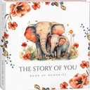 Keepsake Memory Book for Baby Boy Girl, First 5 Year Baby Book, Milestone Book That Captures Every Significant Event From Birth to Age 5, Gender Neutral Journal Scrapbook Photo Album