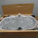 Pet Stroller for Medium Dogs, Smooth-Ride Dog Stroller with Detachable Carrier, Rubber Wheels, Car Seat Combo 3-in-1, Up to 50 lbs, for Senior Dogs & Cats, Grey