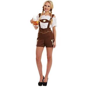 fun shack Lederhosen Women Oktoberfest Outfit Bavarian Costume Women's Lederhosen Ensemble for Festivals and Celebrations M