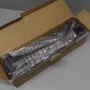 Spice Rack Organizer Wall Mount, Spice Organization Storage Shelf for Cabinet Door, 2 Packs Wall Spice Rack Saving Space for Kitchen, Black