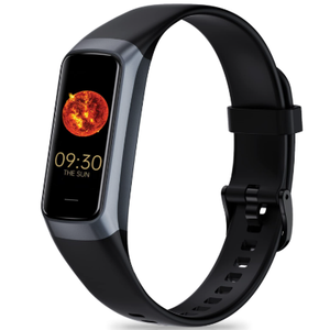 Zeacool Fitness Tracker with 24/7 Heart Rate, Blood Oxygen Blood Pressure Sleep Monitor, Activity Trackers 5 ATM Waterproof,Step Calorie Counter Pedometer Health Smart Watch for Women Men (Black)