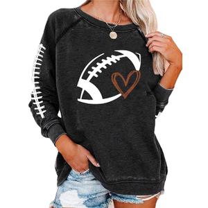 Womens Long Sleeve Shirts, Casual 1776 American Flag We The People Lightweight Sweatshirt Medium