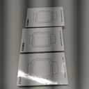 3 x 2 Pack Case for Apple Watch Screen Protector, Hard PC Case with Tempered Glass Protective Cover Guard Bumper, Slim Apple Watch Cover for iWatch Series 11 Series 10 - Black/Black 46mm