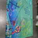 Banner Sea Creatures Art, Ocean Themed Indoor Outdoor Home Decoration, Summer Beach Party Supplies 60x80Inch