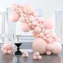 PartyWoo Light Pink Balloons 127 pcs Different Sizes of 36 18 12 10 5 Inch Pastel Baby Pale Light Blush Pink Balloon Arch Kit Garland for Wedding Baby Shower Birthday Party Decorations Pink-Q01