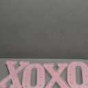 4 Pcs Valentine’s Day XOXO Letter Light Sign, LED Lighted XOXO Decoration for Table Shelf Mantel, Romantic Battery Operated Love Lamp for Home Party Decor