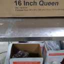 16 Inch Queen Size Mattress, Upgraded Luxury Hybrid Queen Mattress In A Box with with 7-Zone Support for Cool Night & Pressure Relief, Motion Isolation, Edge Support, Assembled in USA, Medium Firm