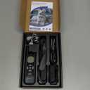 Wireless Dog Fence, Invisib Fence for Dogs Electric Fence 185 Days Standby Training Collar, Flash Light & Waterproof Portable Dog Perimeter Collar with 3 Training Mode for 2 Dogs Large Medium
