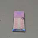 BTArtbox Press on Nails, Short Almond Pink Fake Nails, 32Pcs Full Kit