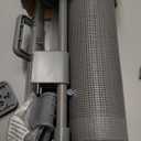 120 Inch Extra Wide Retractable Baby Gate for Large Opening, 33 Tall, Upgraded Dog Gate with Fiberglass Rods for Doorways, Indoor & Outdoor and Stairs, Gray