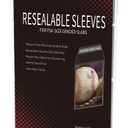 Rayvol Resealable Graded Card Sleeves for PSA-Sized Slabs, Exact Fit Sleeves Compatibile with PSA, CSG, CGC, FGS, FCG and Similar Sized Slabs(300pcs)