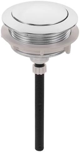 Gadpiparty Toilet Flush Button, Toilet Water Tank Button Single Flush Abs Material for Random