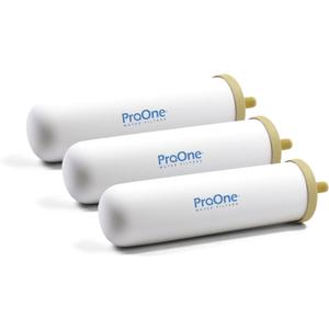 ProOne 9-Inch Gravity Water Filter Replacement G-Series 3-Pack - Universally Compatible with Gravity Water Filter Systems - NSF/ANSI Certified to Reduce Lead, Reduce Microplastics, & Total PFAS