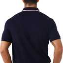 MagnaMan Slim Fit Short Sleeve Polo Shirts for Men - Cotton, Business Casual Stretch Shirt, Breathable Golf & Office Wear (S)