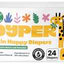 DYPER - Baby Diapers Size 4 (24 Count) - Plant Based Disposable Diapers for Day and Overnight Premium Leak Protection, Skin-Friendly Comfort with Soft Size 4 Diapers (22-37 lbs)
