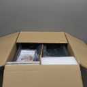 18" Outdoor Wall Light Fixtures Waterproofed Exterior Lantern W/Sturdy Rectangular Double Cage In Satin Black&Clear Tempered Glass,Sconce Mounted For House Patio,Front door,Porch,Garage Lighting 2Pack