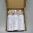 Shampoo and Conditioner Dispenser, Contains Shampoo Conditioner Body Wash Dispenser. Shower Soap Dispenser with Bamboo Pumps & Tray, Perfect for Modern Bathroom Decor. (White)