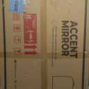 Keonjinn Antique Arched Mirror - 24" x 36", Black Vintage Wall Mirror with Metal Frame, Baroque Arch Design, Decorative for Mantle, Bathroom, Living Room, Hallway, Fireplace