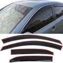 Fit 2007-2011 Toyota Camry in Channel Slim Style Acrylic Window Visors