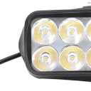 Keenso Motorcycle LED Light, Universal High Brightness 12V-80V Electric LED Lights Tricycle Conversion Light for Motorcycle, Electric Bike, Tricycle