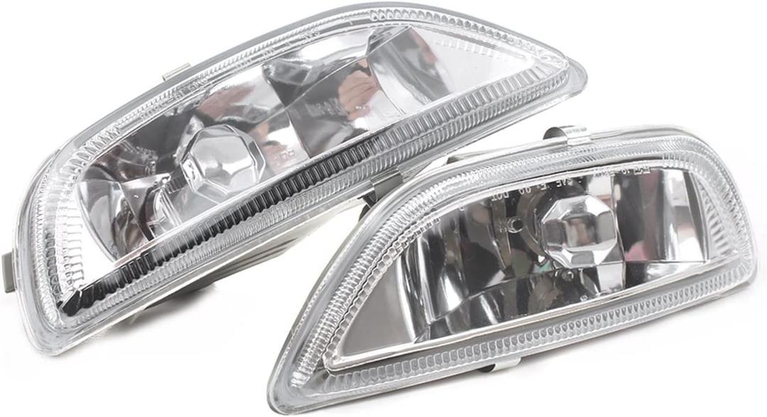 Car Front Bumper Fog light for Corolla 2001 2002 8122002030 8121002040,Fog Covers Daytime Running Lights Car Front Bumper Fog Lamp, B/right