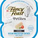 Purina Fancy Feast Petites Ocean Whitefish Entree With Tomato in Gravy Gourmet Wet Cat Food - (Pack of 12) 2.8 oz. Tubs BB Date: 07/2026