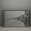 upsimples 24x36 Poster Frame Black 3 Pack, Scratch-Proof Picture Frames 24 x 36 for Photo Gallery - Slide-In Strips, Horizontal or Vertical Wall Mounting