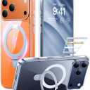 TORRAS Ostand Magnetic for iPhone 17 Pro Max Case, Fit for MagSafe, Sturdy Stand, Military Grade Drop Tested, Camera Control Button, Clear Slim Soft Edge Case for iPhone 17 Pro Max 6.9", Clear