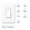 Kasa Smart Dimmer Switch HS220, Single Pole, Needs Neutral Wire, 2.4GHz Wi-Fi Light Switch Works with Alexa and Google Home, UL Certified, No Hub Required, 1 Pack (White, Alexa Compatible)