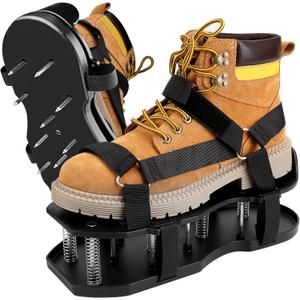 Lawn Aerator Shoes with Spring Base,Free-Installation Lawn Aerator Tool with Automatic Leaf and Dirt Cleaning,Heavy-Duty Spike Shoes for Lawn Care,Adjustable LacesPerfect for Lawn, Yard, and Garden! Lawn Aerator Shoes with Spring Base,Free-Installation Lawn Aerator Tool with Automatic Leaf and Dirt Cleaning,Heavy-Duty Spike Shoes for Lawn Care,Adjustable LacesPerfect for Lawn, Yard, and Garden!