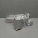 Tessco for you 80 Pcs Disposable Ramekins with Lids 8 oz Creme Brulee Ramekin Aluminum Foil Cup Cupcake Liner Baking Valentines Disposable Muffin Tin Pan Cheesecake Container (Yellow,Silver)