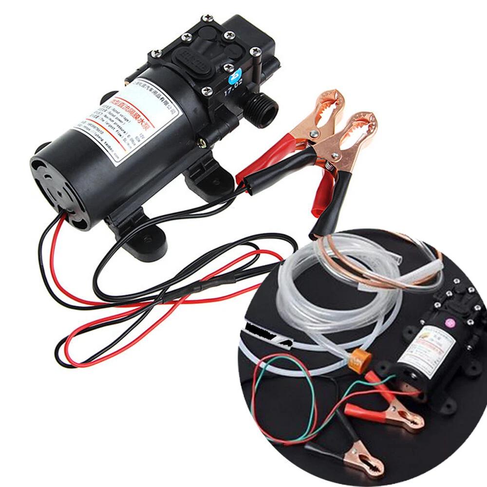 Oil Change Pump Extractor, Portable DC12V 5L/min Electric Transfer Pump Extractor Suction Oil Fluid Water For Auto Marine Boat Diesel Car Motorbike