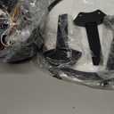 TALOYA 52 Inch Ceiling Fan with Led Light Remote Control Flush Mount Low Profile for Bedroom Farmhouse Patio Outdoor Living Room Kitchen Dining Room,DC Motor,Reversible,Black