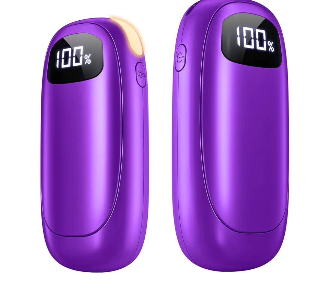 Hand Warmers Rechargeable - 2 Pack Electric Hand Warmers 14000mAh, 16 Hrs Warmth Dual-Sided Heating Max 131℉, 4 Heating Levels Battery Operated Pocket Heater for Raynauds, Hunting, Golf, Camping