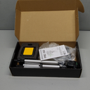 PREXISO Laser Level with Tripod, 100Ft Dual Modules Self Leveling Cross Line Laser Level, Green Line leveler Tool for Floor Tile, Home Renovation, Construction with 31-1/2in Tripod, 2 AA Batteries