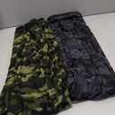 Happy.angel 3 Pack Maternity Leggings with Pockets Over The Belly, Womens Black Workout Yoga Pregnancy Pants Black/ Black Tie-dye/ Camouflage X-Large