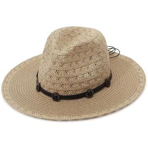 Straw Sun Hats for Women Men Panama Fedora Summer Hat with Leather Belt Wide Brim Beach Sun Jazz Cap S