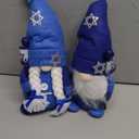 Tifeson Hanukkah Gnome Decorations, 2 PCS Handmade Mr & Mrs Chanukah Swedish Tomte Gnomes Plush Table Ornaments Gift for Hanukkah Decorations Party Supplies