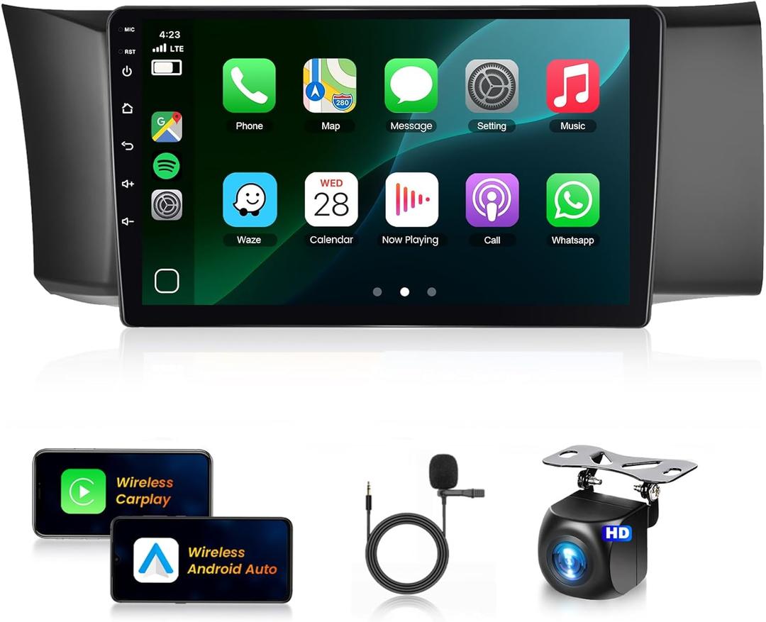 4G+64G for Toyota GT86/Subaru BRZ Scion FRS 2012-2016 Android Car Radio Stereo,Wireless CarPlay Android Auto,9 inch IPS Car Stereo Bluetooth5.0,GPS,WiFi,SWC,59UI,32EQ AI DSP +HD Backup Camera