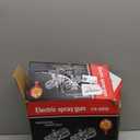 Paint Sprayer, Cosyjazz 1200W HVLP Spray Paint Gun with 5 Nozzles & 3 Spray Patterns, Adjustable Flow Control, 1400ml Container & Cleaning Tools, for House Painting, Fences, Cabinets, Walls etc.