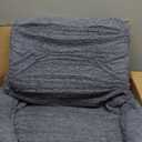 Toddler Baby Chair Couch Sofa Kids Foldable 2-in-1 Sherpa Fold Out Couch Toddler Chairs Comfy for Boys & Girls Convertible Kids Furniture lounge chair for Playroom with Double Pockets, Dark Grey