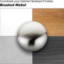 Richelieu BP527288195 Avellino Collection Brushed Nickel Cabinet Handle 11 3/8 inch (288 mm) Center to Center Cabinet Bar Pull, Modern Drawer Pull for Kitchen, Bathroom, and Dresser, 1 Pack