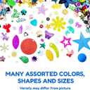 Hygloss Products Sequins and Spangles Variety Pack- Add Shimmer and Shine to Any Surface- 4 Ounce Bucket