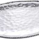 Pampa Bay Porcelain Large Oval Thanksgiving, Christmas, Hannukah, and Holiday and Party Serving Platter (Verona)